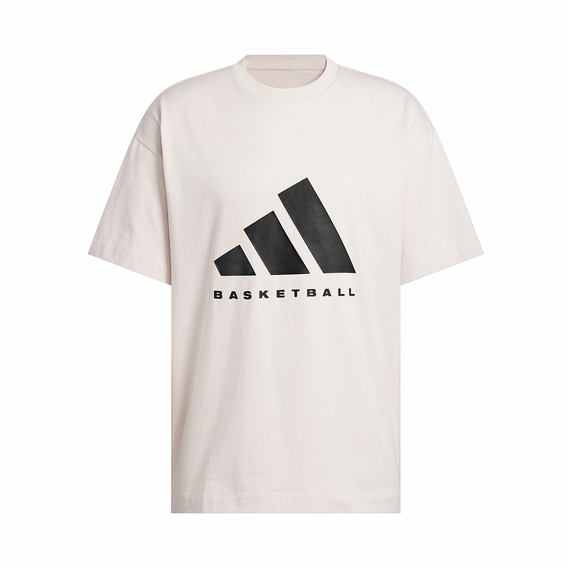 adidas阿迪達(dá)斯男子情侶短袖T恤籃球風(fēng)寬松上衣JD6129