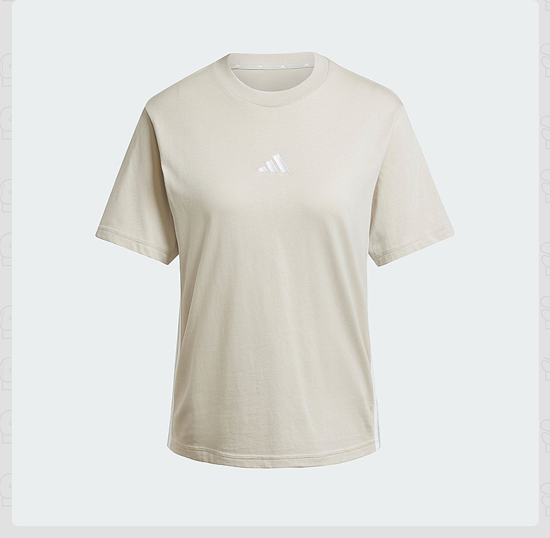 adidas阿迪達(dá)斯三條紋夏女ESSENTIALS短袖T恤 JE1237